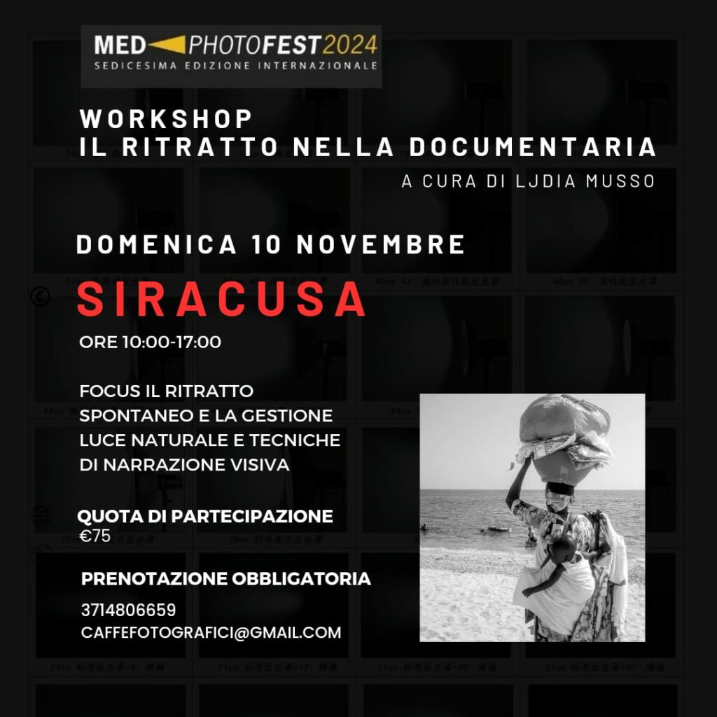 Workshop di Fotografia a Siracusa: Il Ritratto nella Documentaria